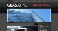 Desktop Screenshot of glas-ahne.de